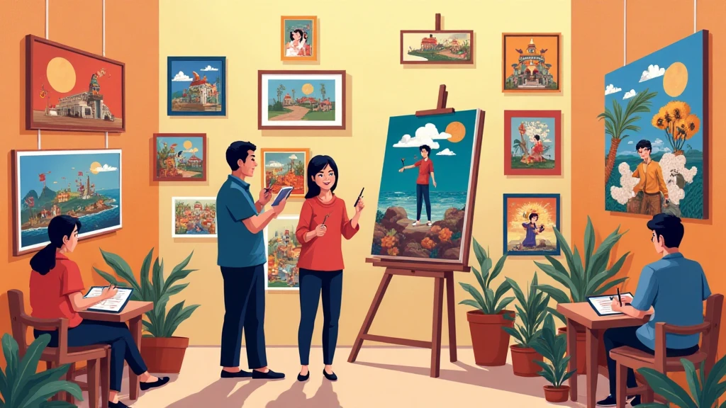 HIBT local artist NFT investment spotlights Vietnam