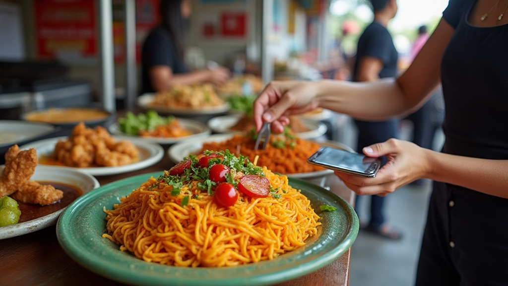 Blockchain street food Vietnam